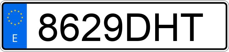 Numer rejestracyjny 8629DHT posiada BMW SERIE 5