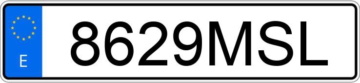 Numer rejestracyjny 8629MSL posiada CITROEN BERLINGO