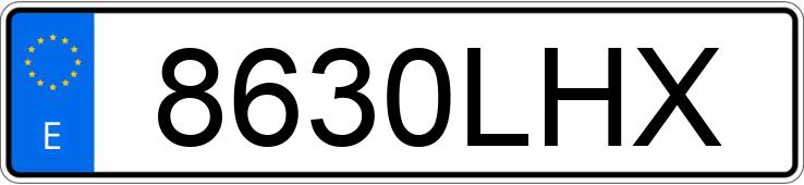 Numer rejestracyjny 8630LHX posiada PEUGEOT PARTNER Numer rejestracyjny 8630LHX posiada PEUGEOT PARTNER