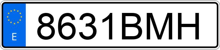 Numer rejestracyjny 8631BMH posiada TOYOTA LAND CRUISER LARGE