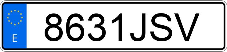 Numer rejestracyjny 8631JSV posiada PEUGEOT 308