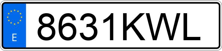 Numer rejestracyjny 8631KWL posiada BMW SERIE 3 Numer rejestracyjny 8631KWL posiada BMW SERIE 3