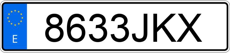 Numer rejestracyjny 8633JKX posiada PEUGEOT 308 Numer rejestracyjny 8633JKX posiada PEUGEOT 308