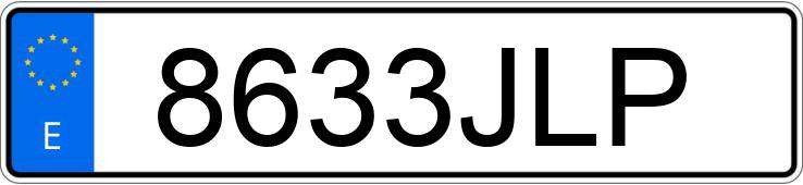 Numer rejestracyjny 8633JLP posiada FORD ECOSPORT