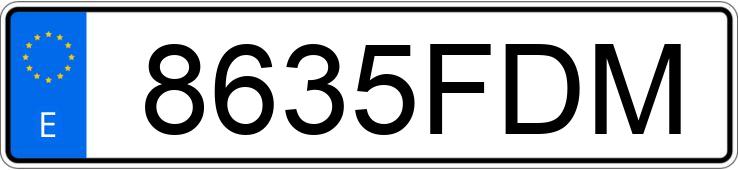 Pirat drogowy w pojeździe o numerach rejestracyjnych 8635FDM Pirat drogowy w pojeździe o numerach rejestracyjnych 8635FDM