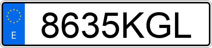 Numer rejestracyjny 8635KGL posiada BMW SERIE 4 Numer rejestracyjny 8635KGL posiada BMW SERIE 4