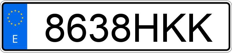 Numer rejestracyjny 8638HKK posiada MERCEDES S (220-221) Numer rejestracyjny 8638HKK posiada MERCEDES S (220-221)