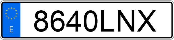 Numer rejestracyjny 8640LNX posiada KIA PICANTO