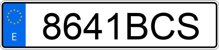 Numer rejestracyjny 8641BCS posiada OPEL COMBO