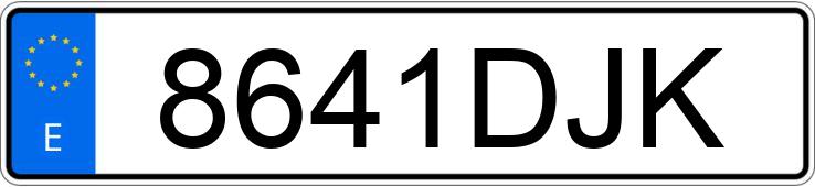 Numer rejestracyjny 8641DJK posiada HYUNDAI TUCSON