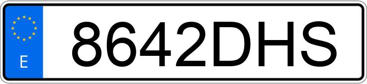 Numer rejestracyjny 8642DHS posiada PEUGEOT 407