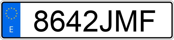 Numer rejestracyjny 8642JMF posiada CITROEN C3 PICASSO