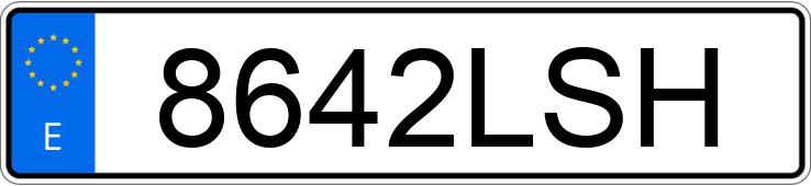 Il numero di registrazione 8642LSH ha MERCEDES CLA (118) Il numero di registrazione 8642LSH ha MERCEDES CLA (118)