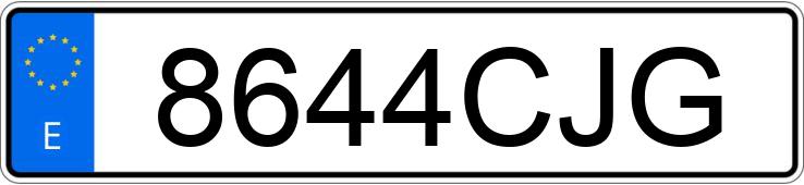 Numer rejestracyjny 8644CJG posiada TOYOTA AVENSIS Numer rejestracyjny 8644CJG posiada TOYOTA AVENSIS