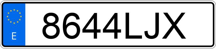 Numer rejestracyjny 8644LJX posiada SKODA SCALA Numer rejestracyjny 8644LJX posiada SKODA SCALA