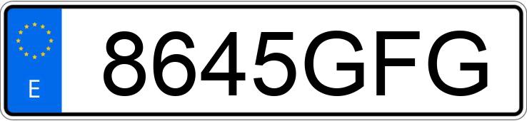 Numer rejestracyjny 8645GFG posiada AUDI A4 Numer rejestracyjny 8645GFG posiada AUDI A4