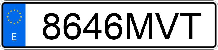 Numer rejestracyjny 8646MVT posiada FIAT DUCATO