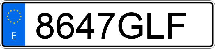Numer rejestracyjny 8647GLF posiada OPEL CORSA