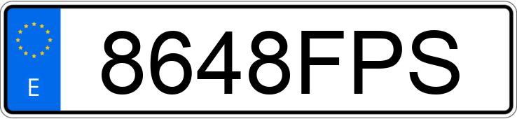 Numer rejestracyjny 8648FPS posiada MERCEDES CLK (208-209)