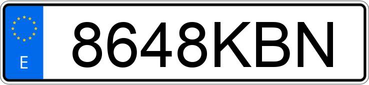 Numer rejestracyjny 8648KBN posiada VOLKSWAGEN ARTEON