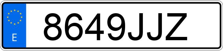 Numer rejestracyjny 8649JJZ posiada ALFA ROMEO GIULIETTA
