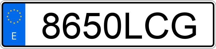 Numer rejestracyjny 8650LCG posiada MERCEDES ACTROS