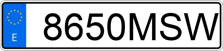 Numer rejestracyjny 8650MSW posiada TOYOTA C-HR Numer rejestracyjny 8650MSW posiada TOYOTA C-HR