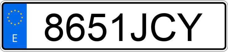 Numer rejestracyjny 8651JCY posiada MITSUBISHI ASX Numer rejestracyjny 8651JCY posiada MITSUBISHI ASX
