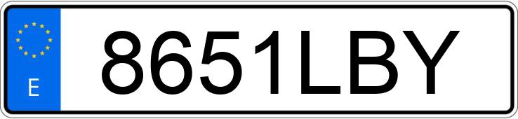 Numer rejestracyjny 8651LBY posiada SEAT LEON