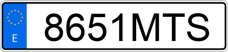 Numer rejestracyjny 8651MTS posiada MERCEDES SPRINTER Numer rejestracyjny 8651MTS posiada MERCEDES SPRINTER