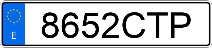 Numer rejestracyjny 8652CTP posiada SEAT CORDOBA