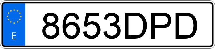 Numer rejestracyjny 8653DPD posiada PEUGEOT 407