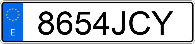 Numer rejestracyjny 8654JCY posiada AUDI A3 Numer rejestracyjny 8654JCY posiada AUDI A3