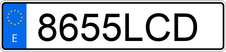 Numer rejestracyjny 8655LCD posiada OPEL ASTRA