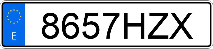 Il numero di registrazione 8657HZX ha VOLVO XC60
