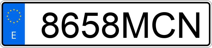 Numer rejestracyjny 8658MCN posiada PEUGEOT 3008