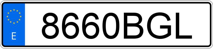 Numer rejestracyjny 8660BGL posiada HYUNDAI COUPE