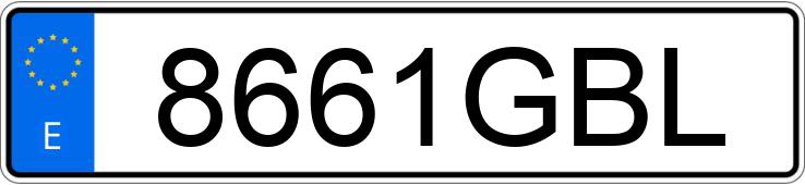 Numer rejestracyjny 8661GBL posiada PEUGEOT 207 Numer rejestracyjny 8661GBL posiada PEUGEOT 207