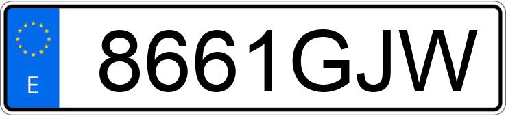 Numer rejestracyjny 8661GJW posiada FORD FOCUS