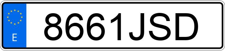 Numer rejestracyjny 8661JSD posiada LAND ROVER RANGE ROVER EVOQUE
