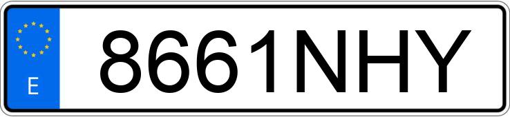 Numer rejestracyjny 8661NHY posiada KIA STONIC