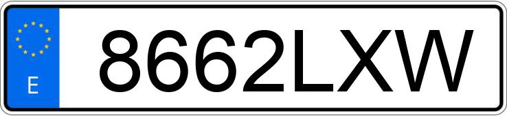 Numer rejestracyjny 8662LXW posiada VOLVO XC40