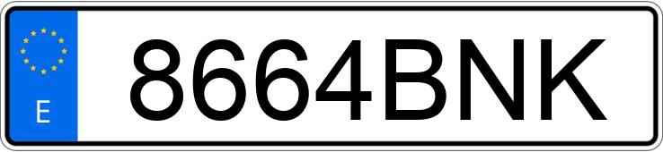 Numer rejestracyjny 8664BNK posiada CITROEN XSARA Numer rejestracyjny 8664BNK posiada CITROEN XSARA