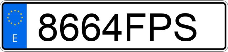 Numer rejestracyjny 8664FPS posiada MAZDA MAZDA3 Numer rejestracyjny 8664FPS posiada MAZDA MAZDA3