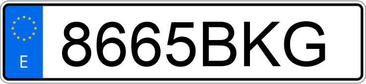 Numer rejestracyjny 8665BKG posiada CITROEN BERLINGO
