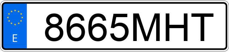 Numer rejestracyjny 8665MHT posiada NISSAN QASHQAI