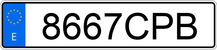 Numer rejestracyjny 8667CPB posiada PEUGEOT 307 Numer rejestracyjny 8667CPB posiada PEUGEOT 307