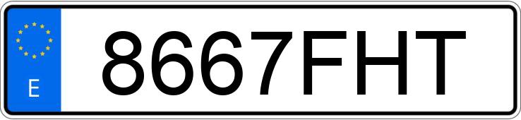 Numer rejestracyjny 8667FHT posiada MITSUBISHI MONTERO Numer rejestracyjny 8667FHT posiada MITSUBISHI MONTERO
