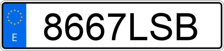 Numer rejestracyjny 8667LSB posiada BMW SERIE 4