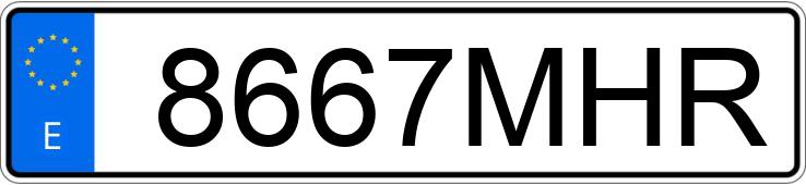 Numer rejestracyjny 8667MHR posiada KIA CEED